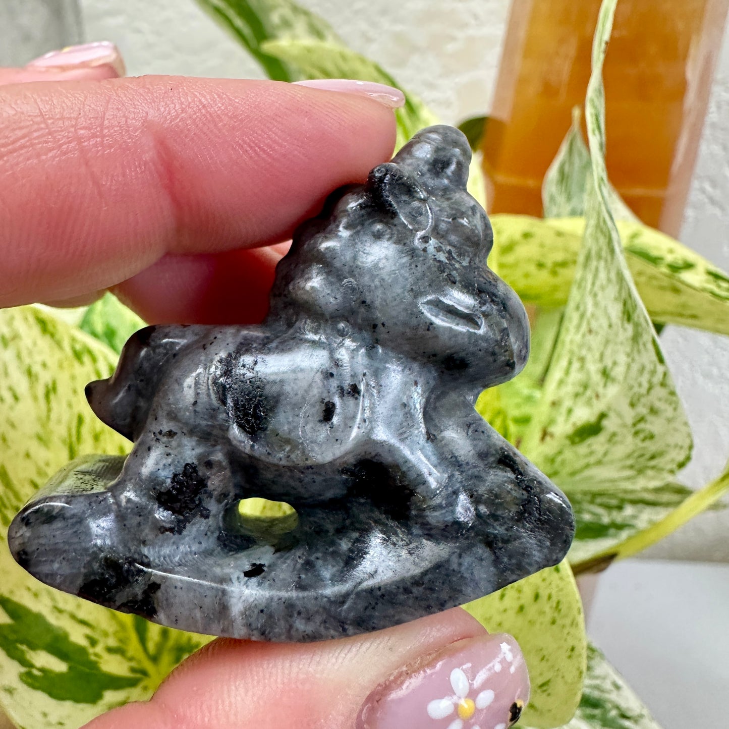 Mini Crystal Unicorn Rocker - 1.6 inch - Katie's Mystic Crystals