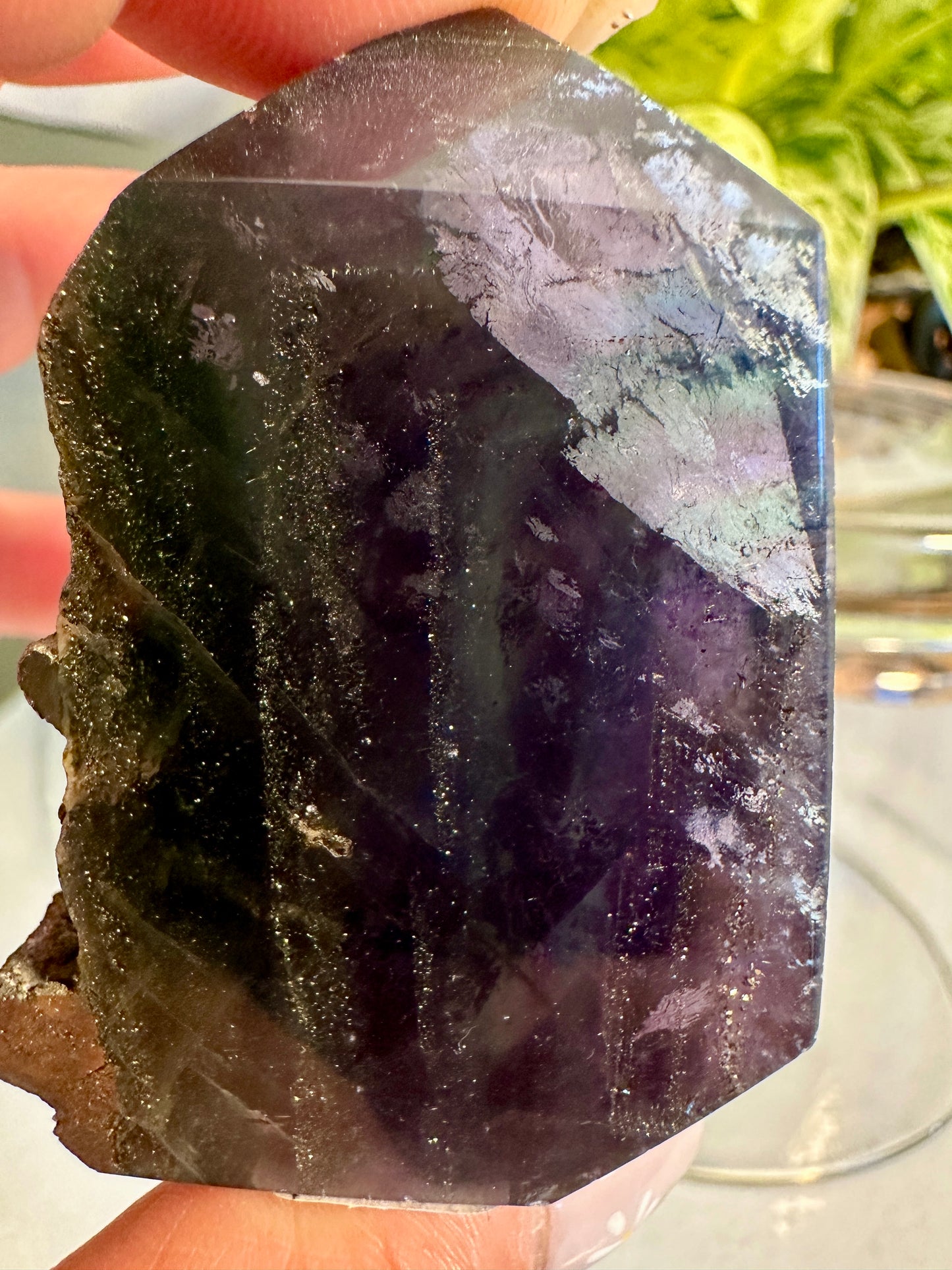 Pyrite in Fluorite Raw Edge Tower — G
2.2 in tall × 1.5 in wide × 0.8 in thick | 3.4 oz
Clarity | Prosperity | Energetic Shielding - Katie's Mystic Crystals
