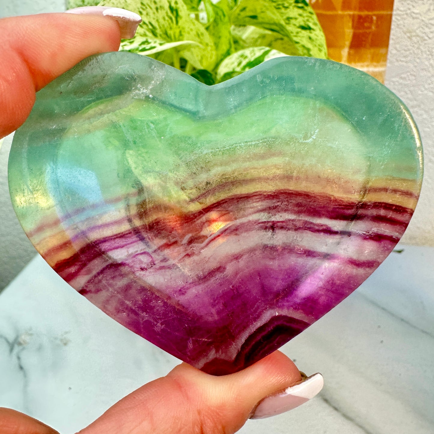 Rainbow Fluorite Bowls — Heart, Moon, Cat
Clarity | Harmony | Spiritual Flow - Katie's Mystic Crystals