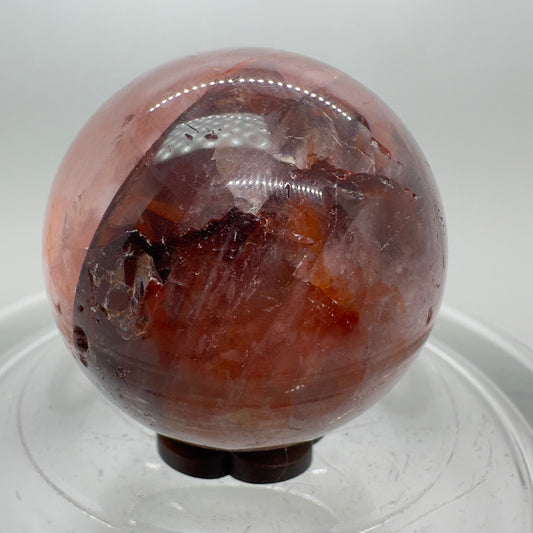 51mm Fire Quartz Crystal Sphere