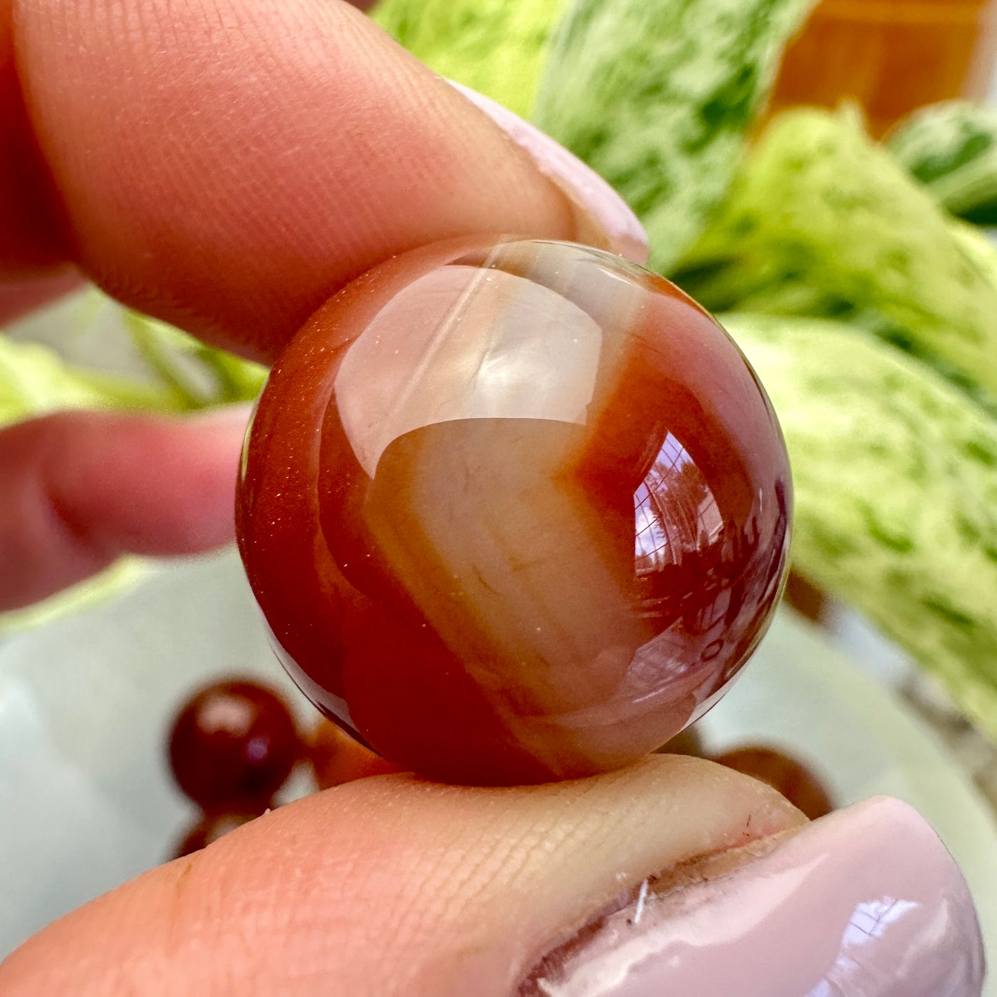 Mini Carnelian Spheres - 20mm