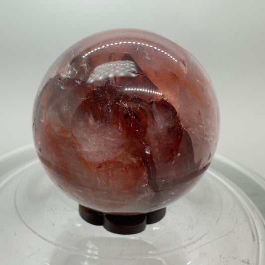 51mm Fire Quartz Crystal Sphere
