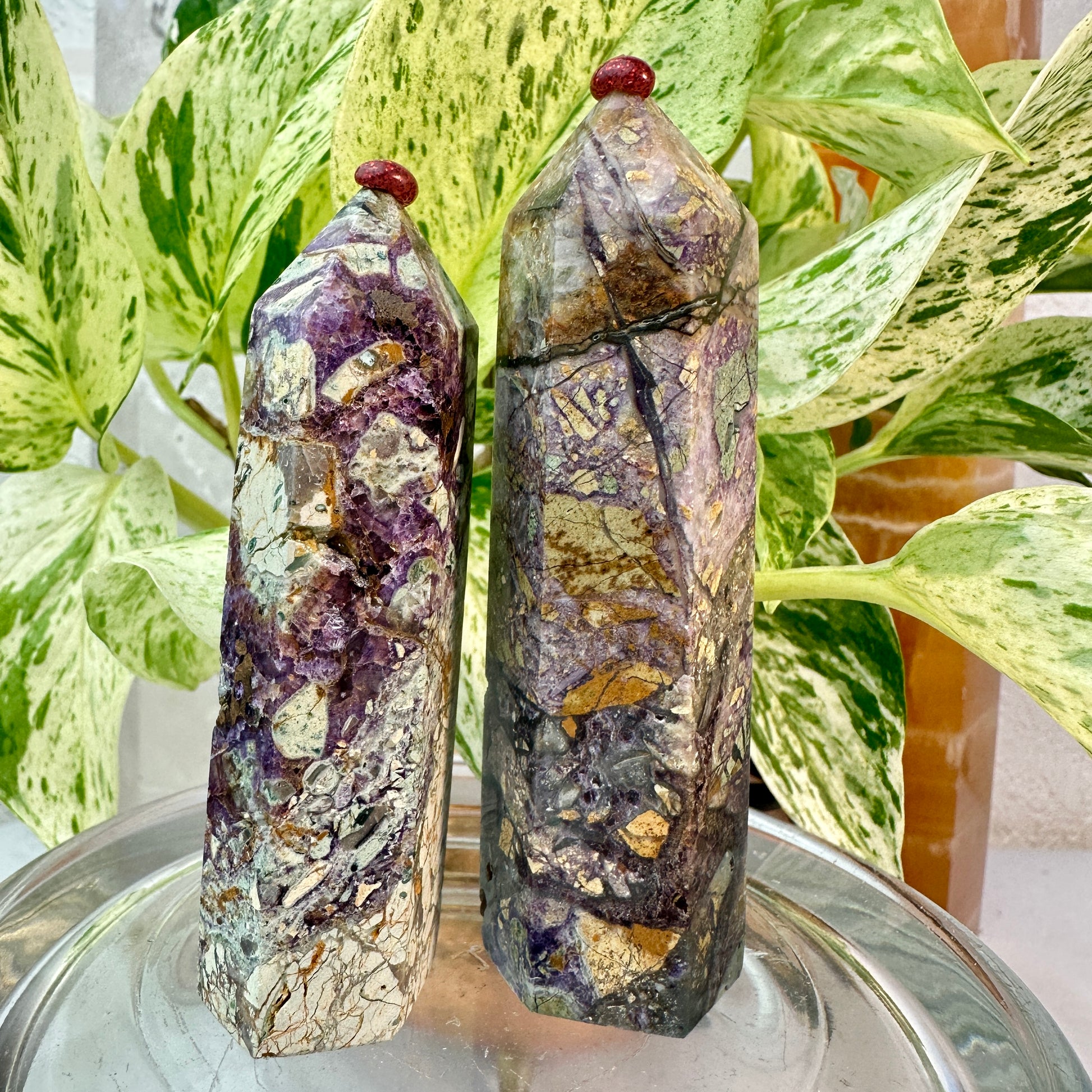 Sugilite Points — Approx. 3.4 inch
Spiritual Protection | Deep Healing | Soul Purpose - Katie's Mystic Crystals