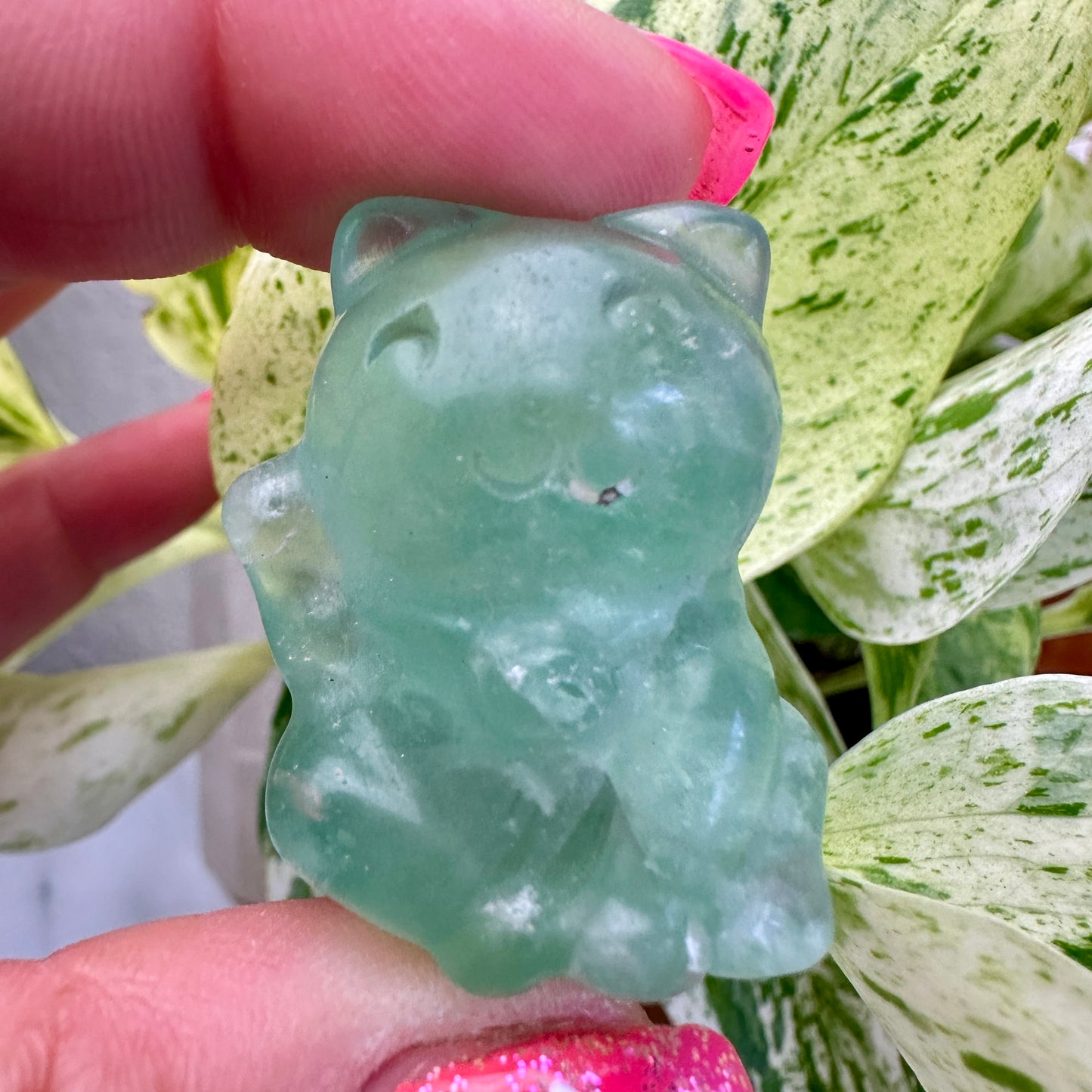 Imperfect Crystal Lucky Cats