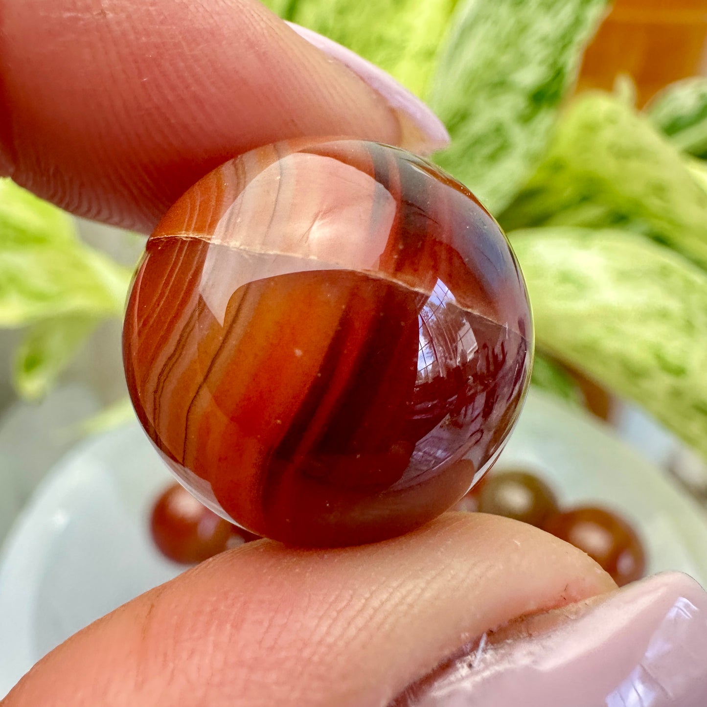 Mini Carnelian Spheres - 20mm