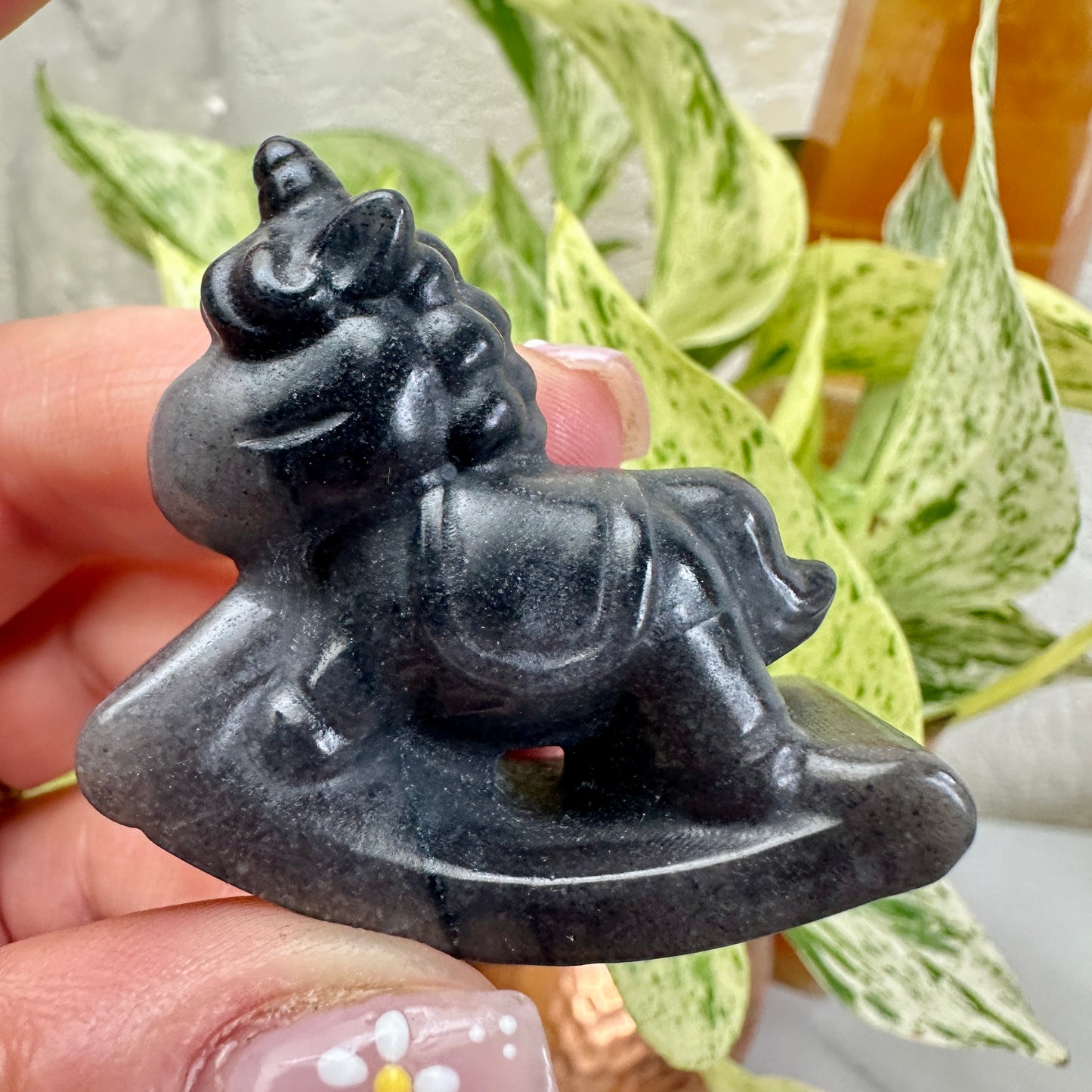 Mini Crystal Unicorn Rocker - 1.6 inch - Katie's Mystic Crystals