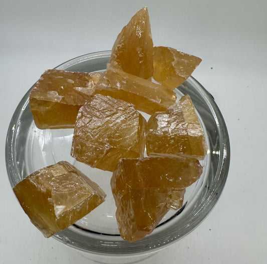 Raw Honey Calcite Chunk