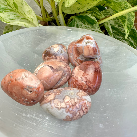 Pink Agate Tumble