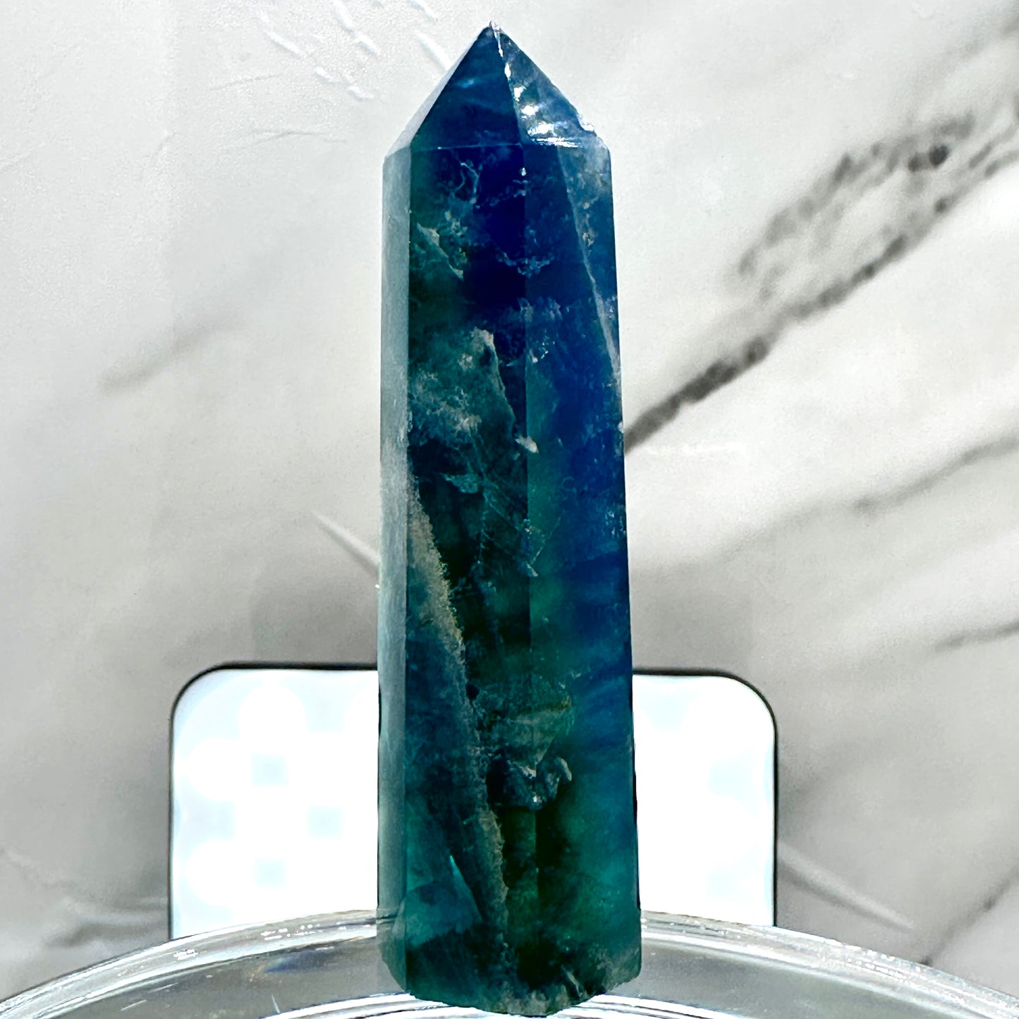 Blue Fluorite Crystal Points - Katie's Mystic Crystals