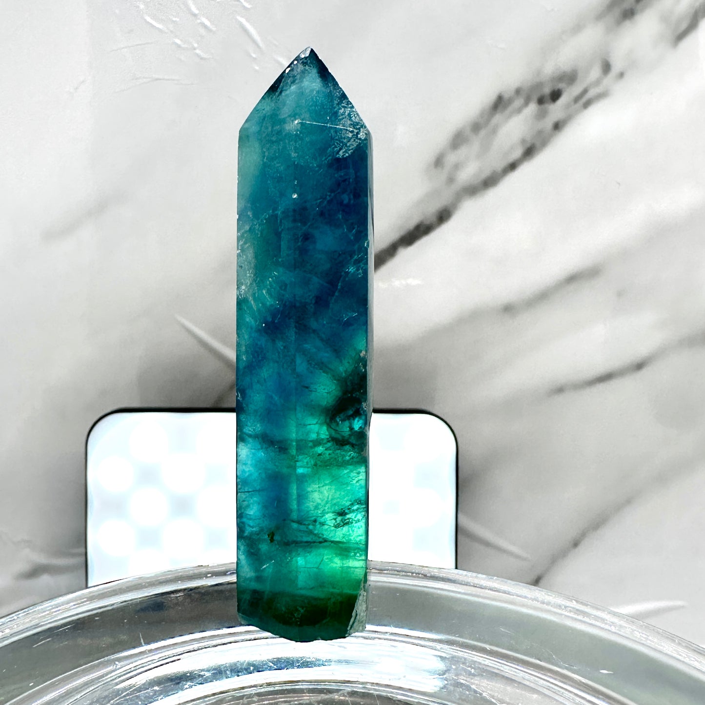 Blue Fluorite Crystal Points - Katie's Mystic Crystals