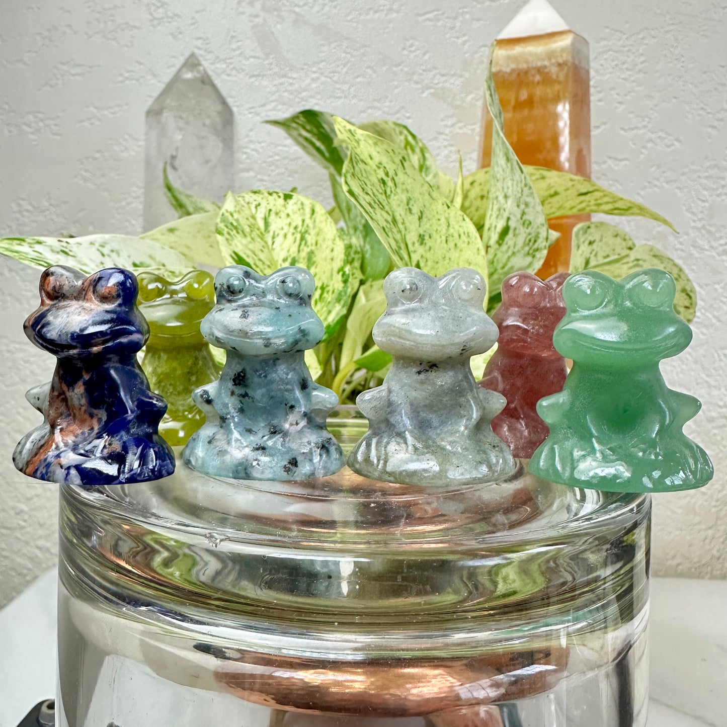 Cute Crystal Frogs - 1.6 inch