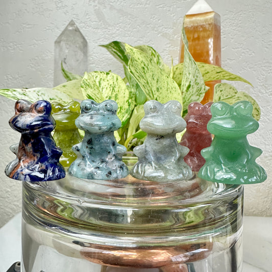 Cute Crystal Frogs - 1.6 inch