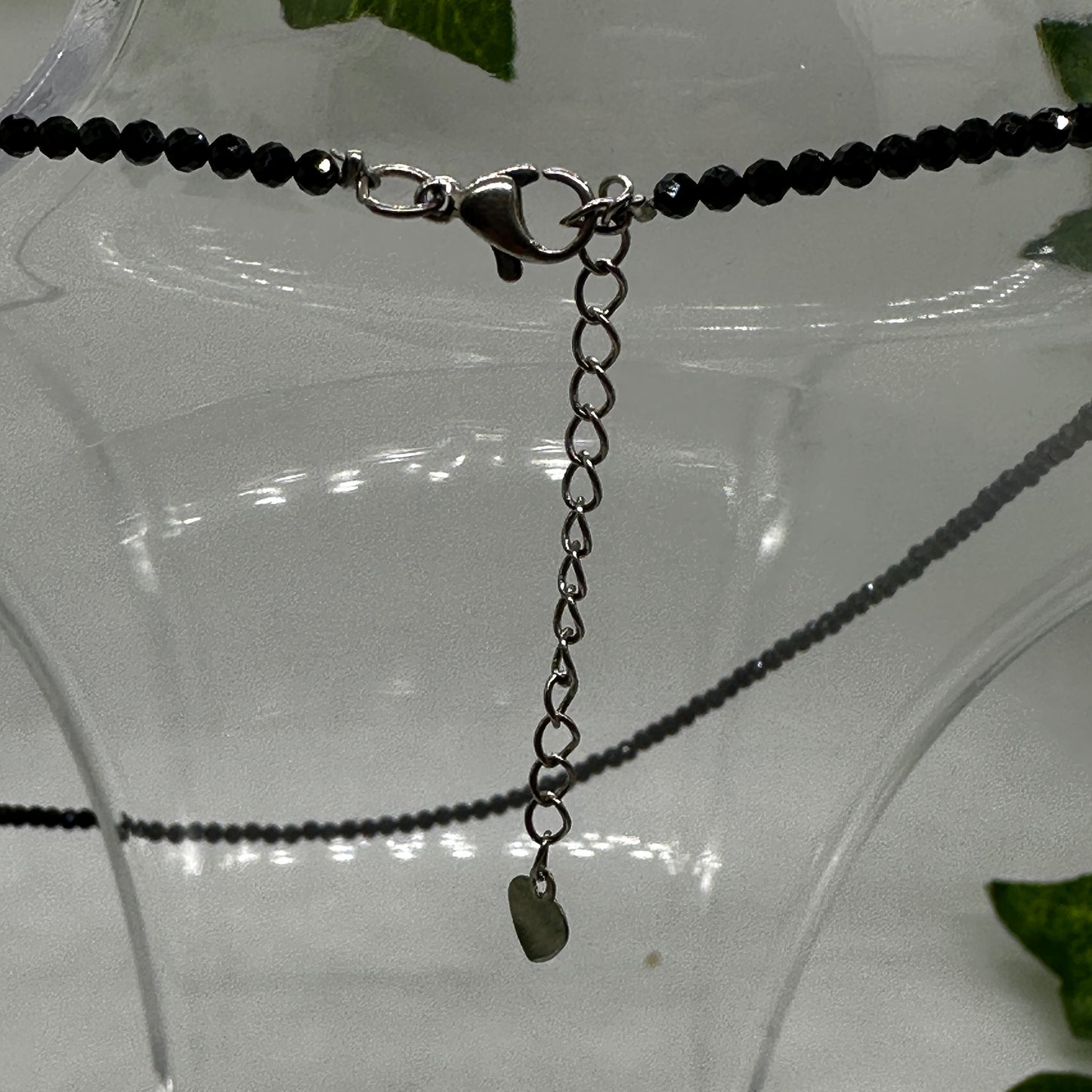 Minimalist Black Tourmaline Faceted Necklace - Katie's Mystic Crystals
