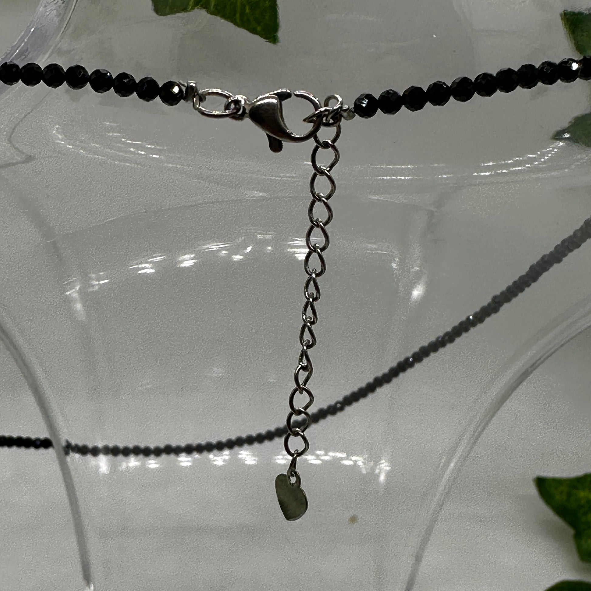 Minimalist Black Tourmaline Faceted Necklace - Katie's Mystic Crystals