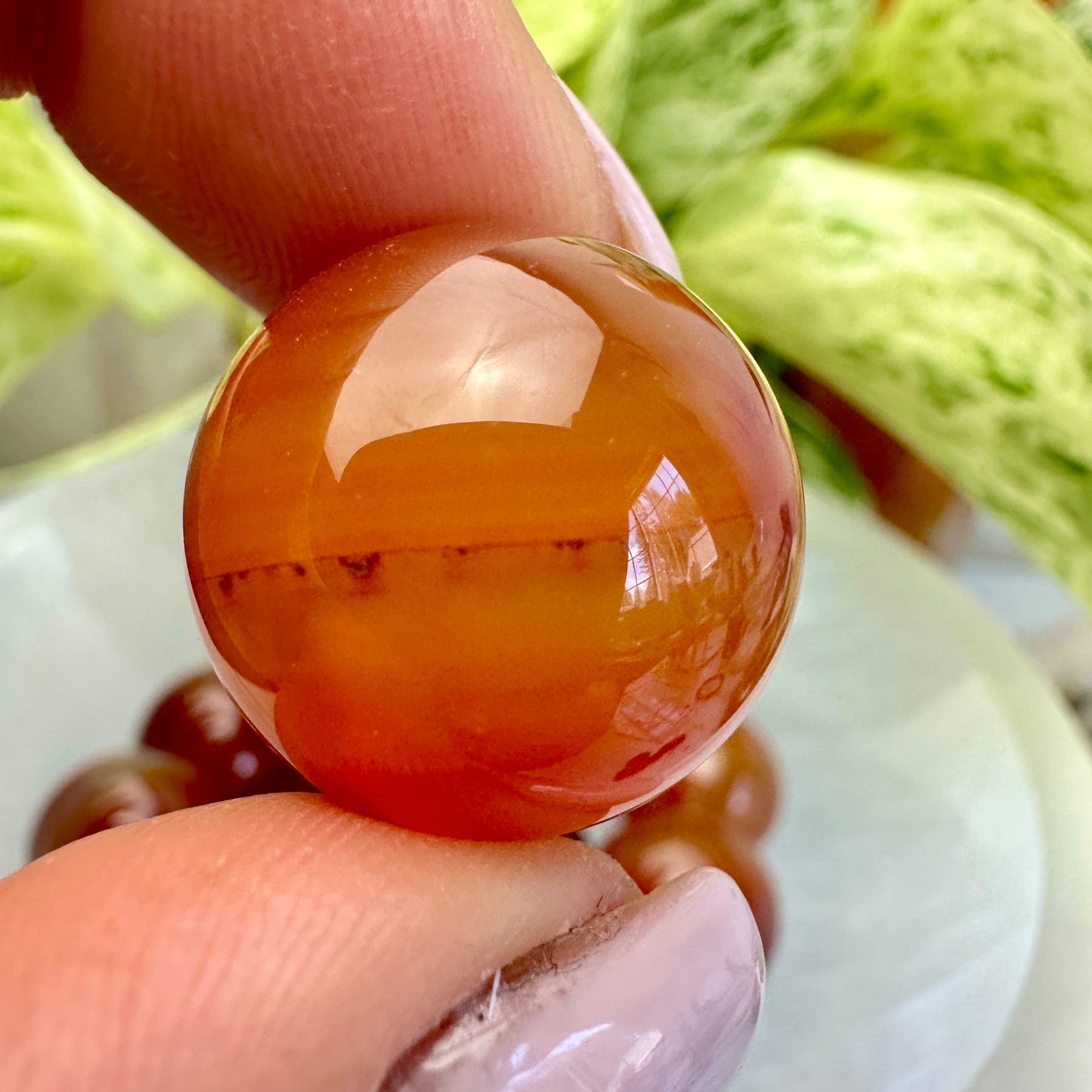 Mini Carnelian Spheres - 20mm