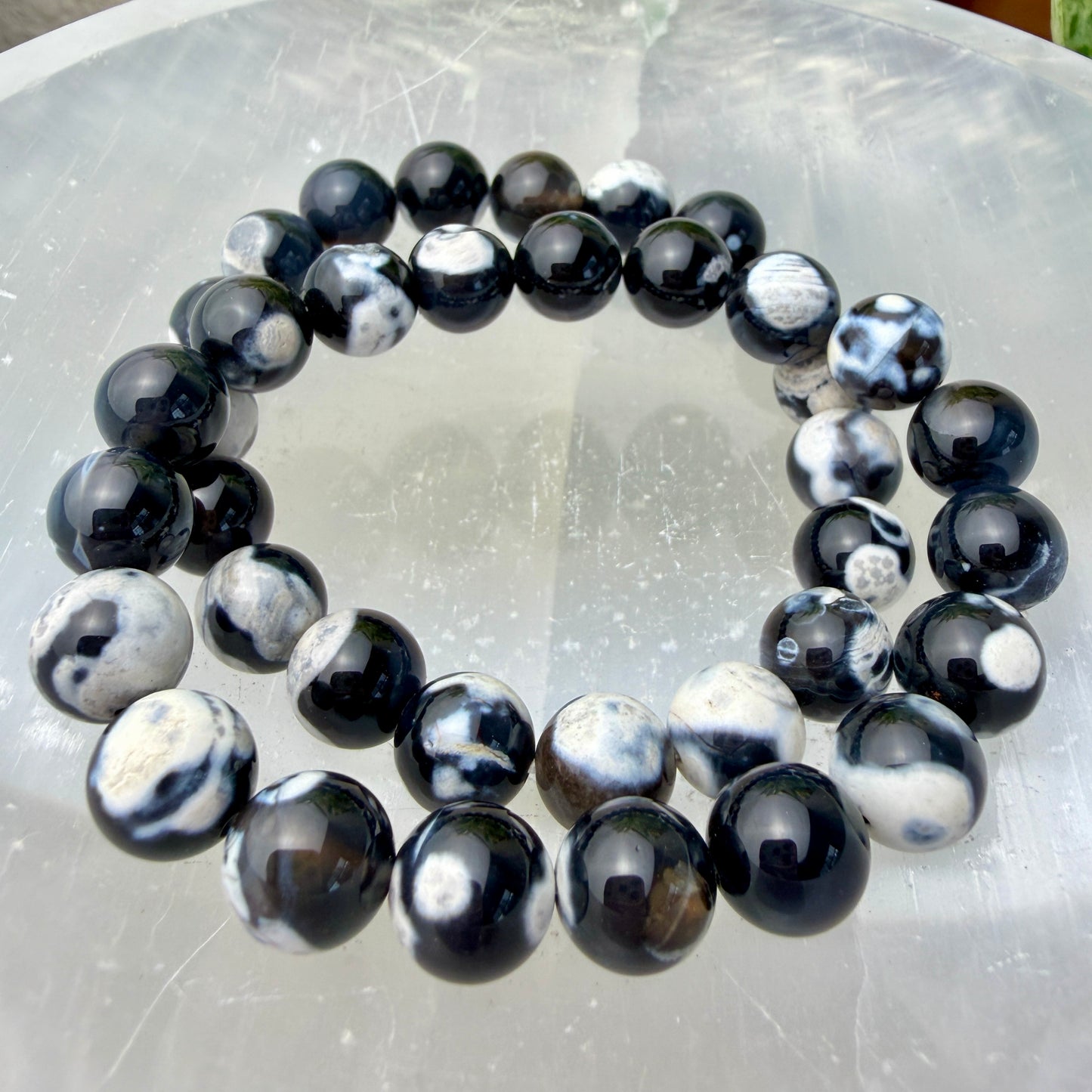 9–16mm Crystal Bead Bracelets – Genuine Gemstones