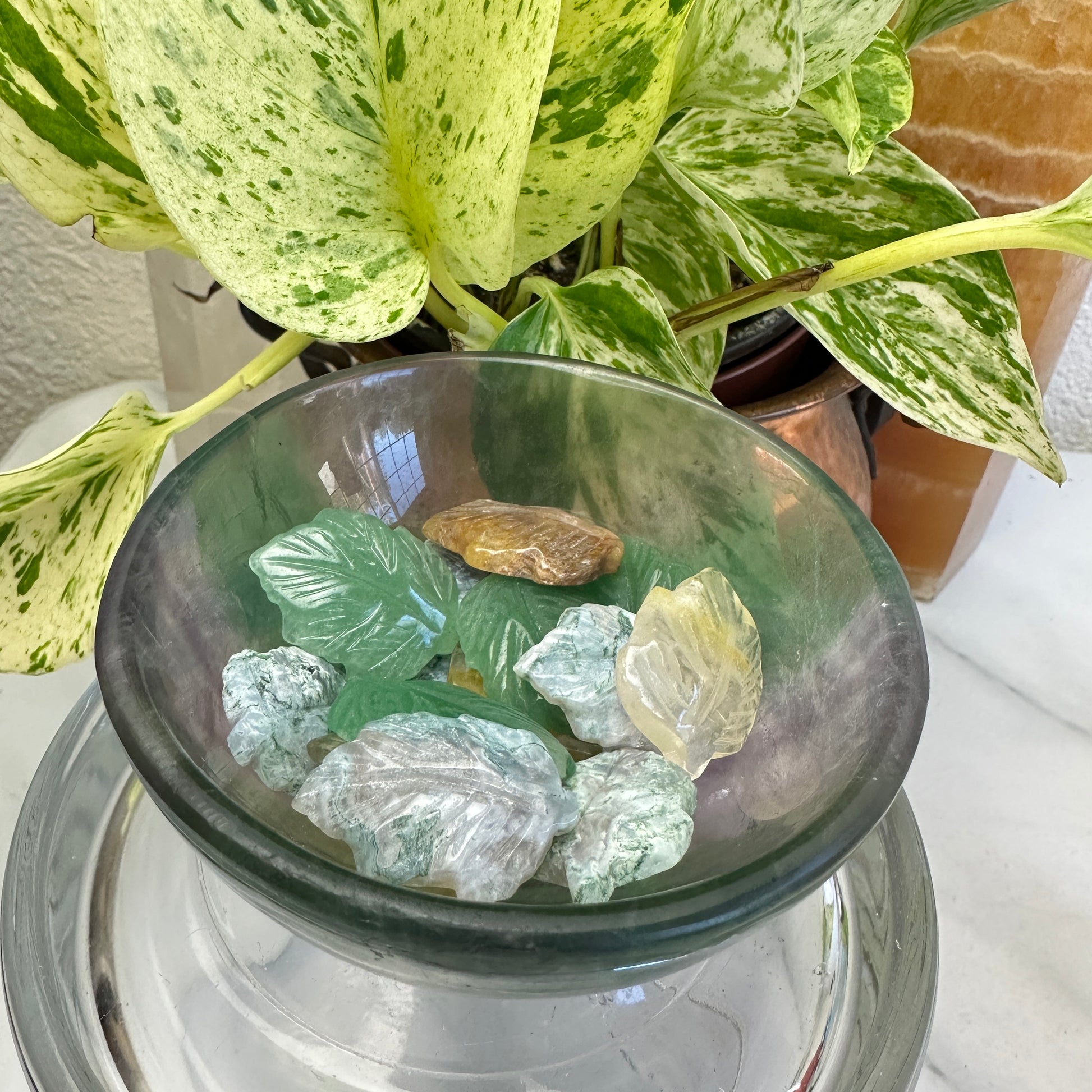 Mini Leaf Carvings - 1 Inch - Katie's Mystic Crystals