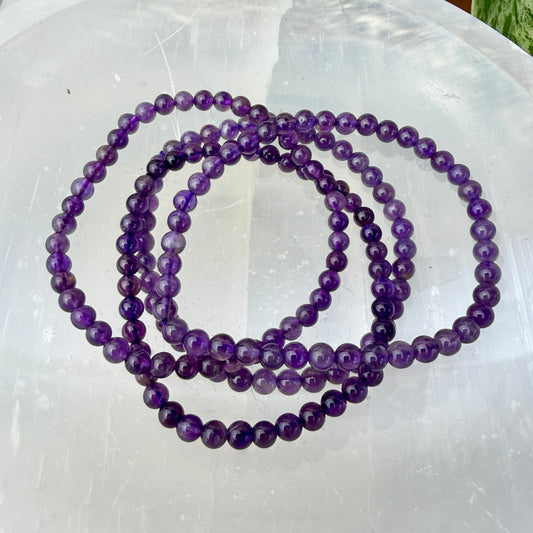4–6mm Crystal Bead Bracelets