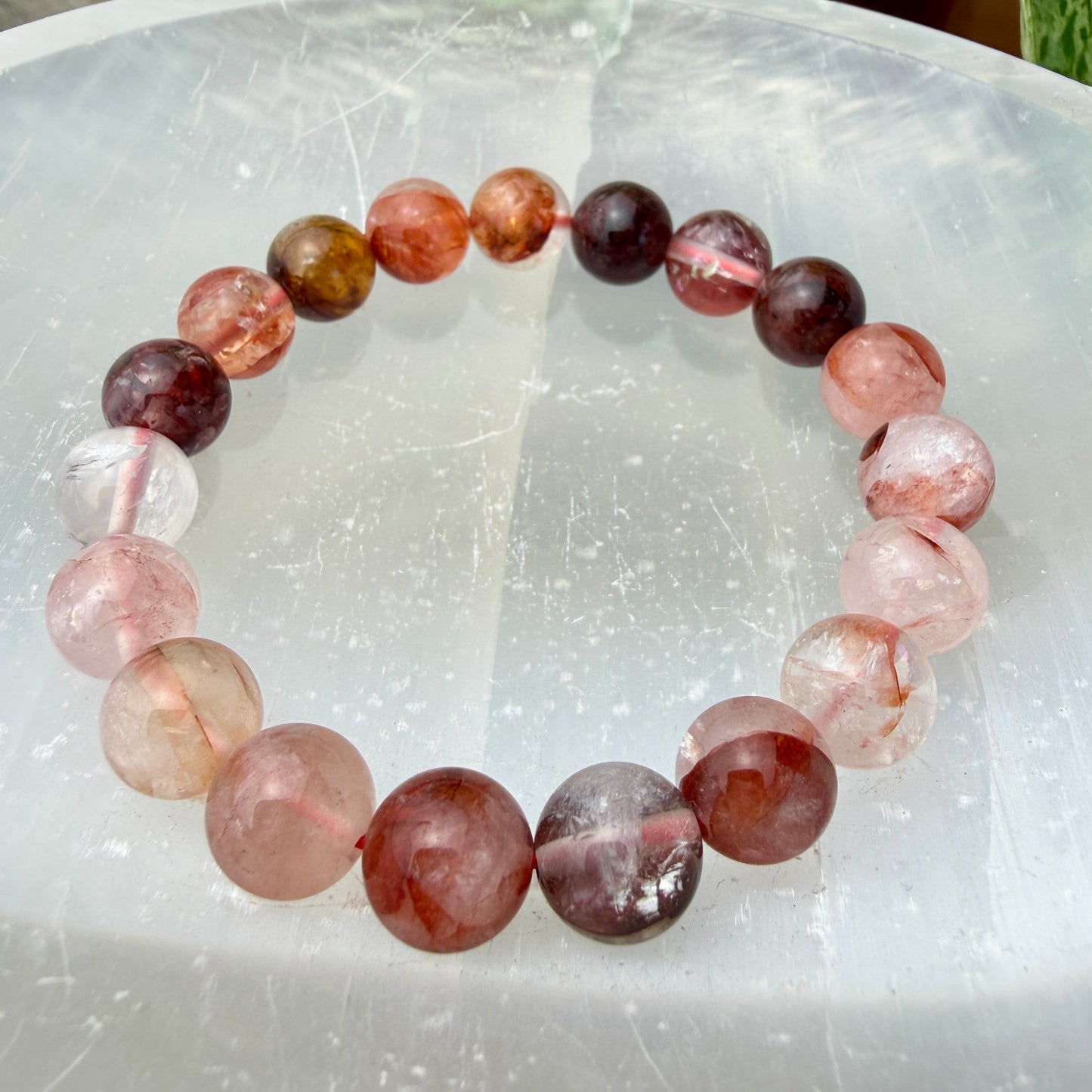 9–16mm Crystal Bead Bracelets – Genuine Gemstones