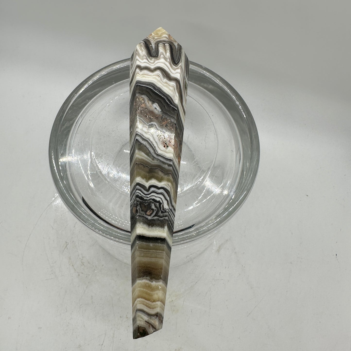 6in Panda Calcite Wand