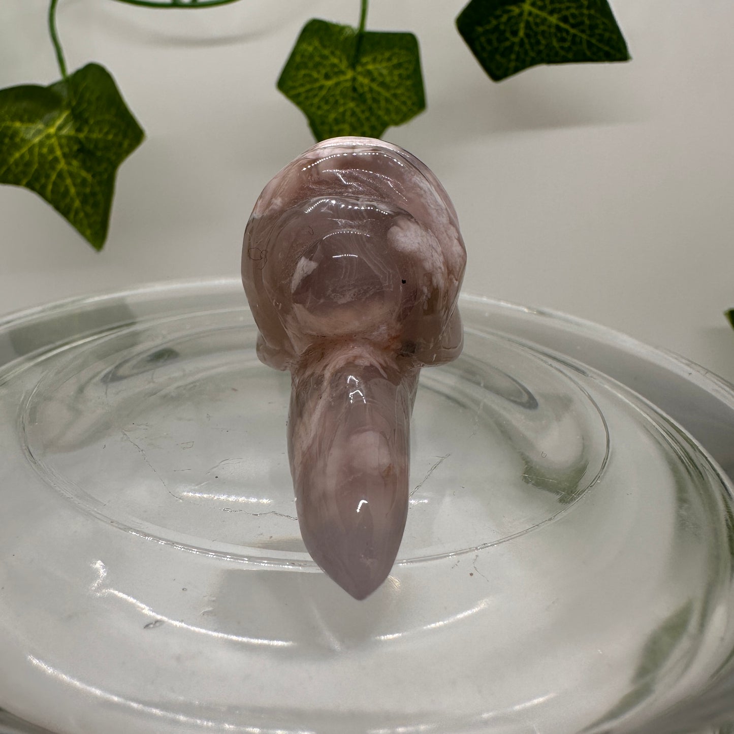 Flower Agate Snail (B) - Katie's Mystic Crystals