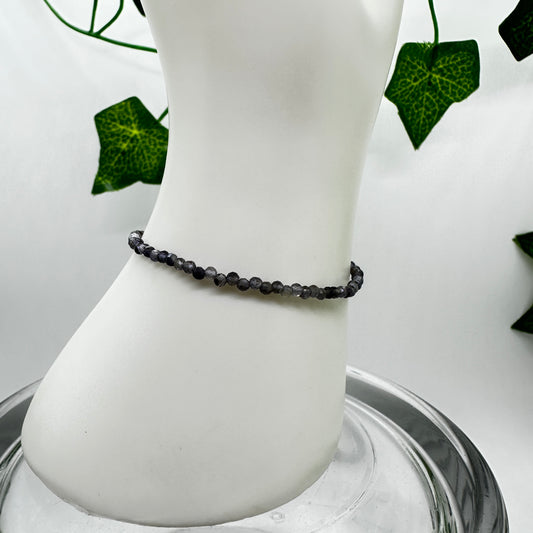 Minimalist Cordierite Bracelet - Katie's Mystic Crystals