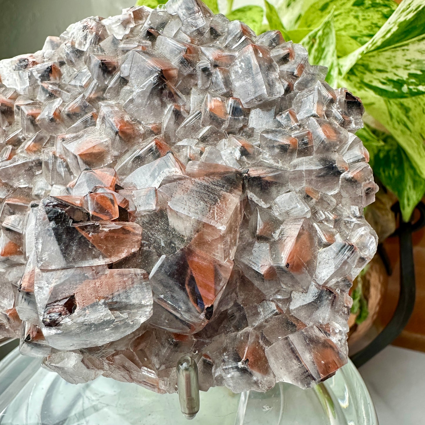 Phantom Calcite with Hematite Inclusions — 1 lb Collector’s Specimen