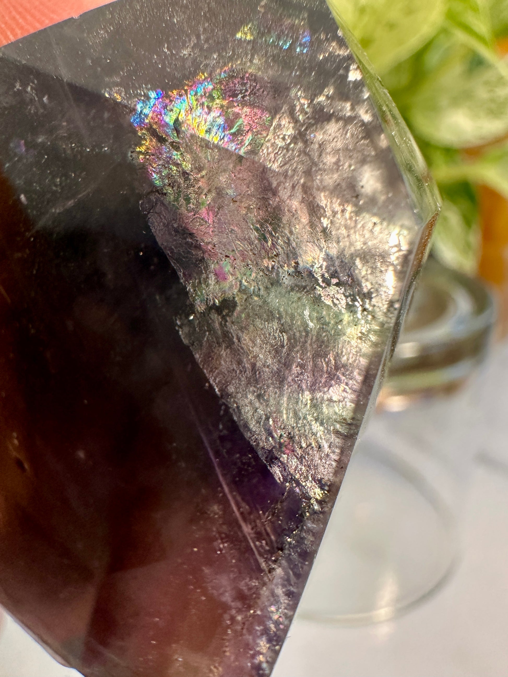 Pyrite in Fluorite Raw Edge Tower — G
2.2 in tall × 1.5 in wide × 0.8 in thick | 3.4 oz
Clarity | Prosperity | Energetic Shielding - Katie's Mystic Crystals