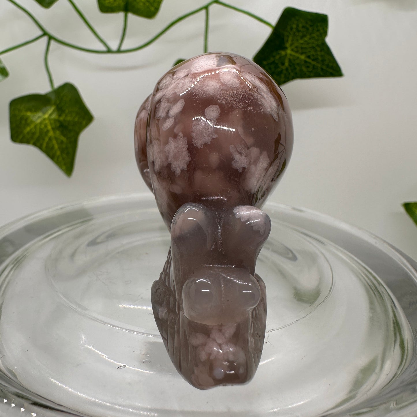 Flower Agate Snail (A) - Katie's Mystic Crystals