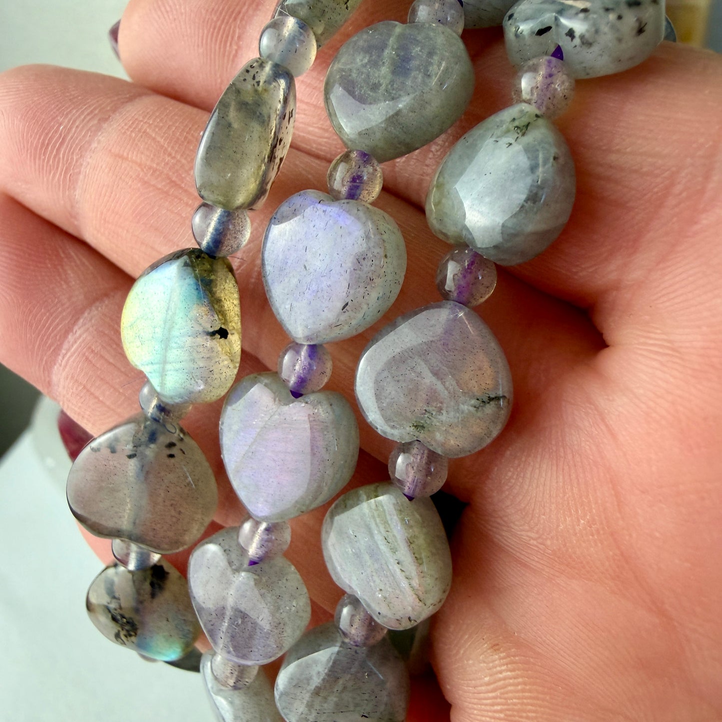 Crystal Heart Bracelets