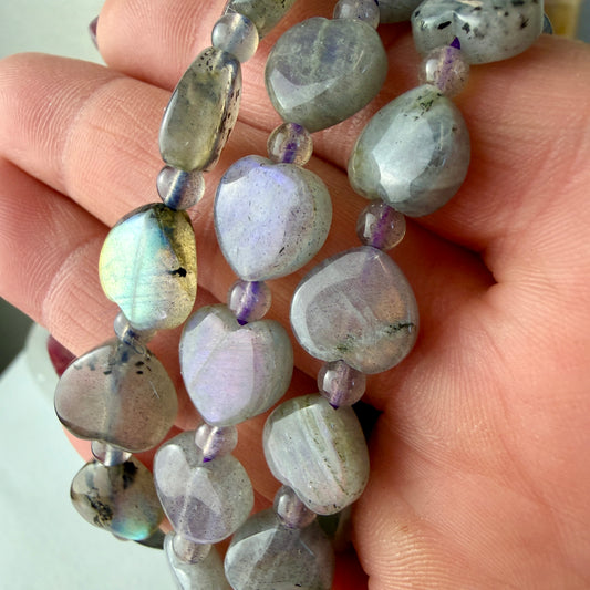 Crystal Heart Bracelets