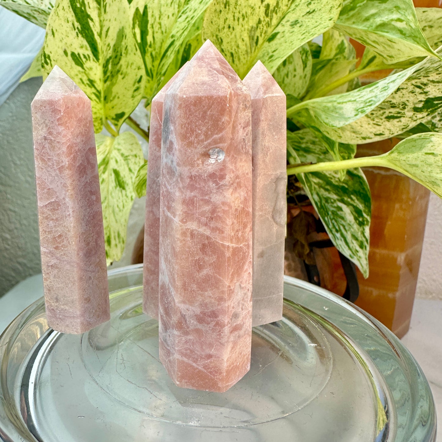 Pink Opal Points — 3 inch
Emotional Healing | Self-Love | Gentle Release
