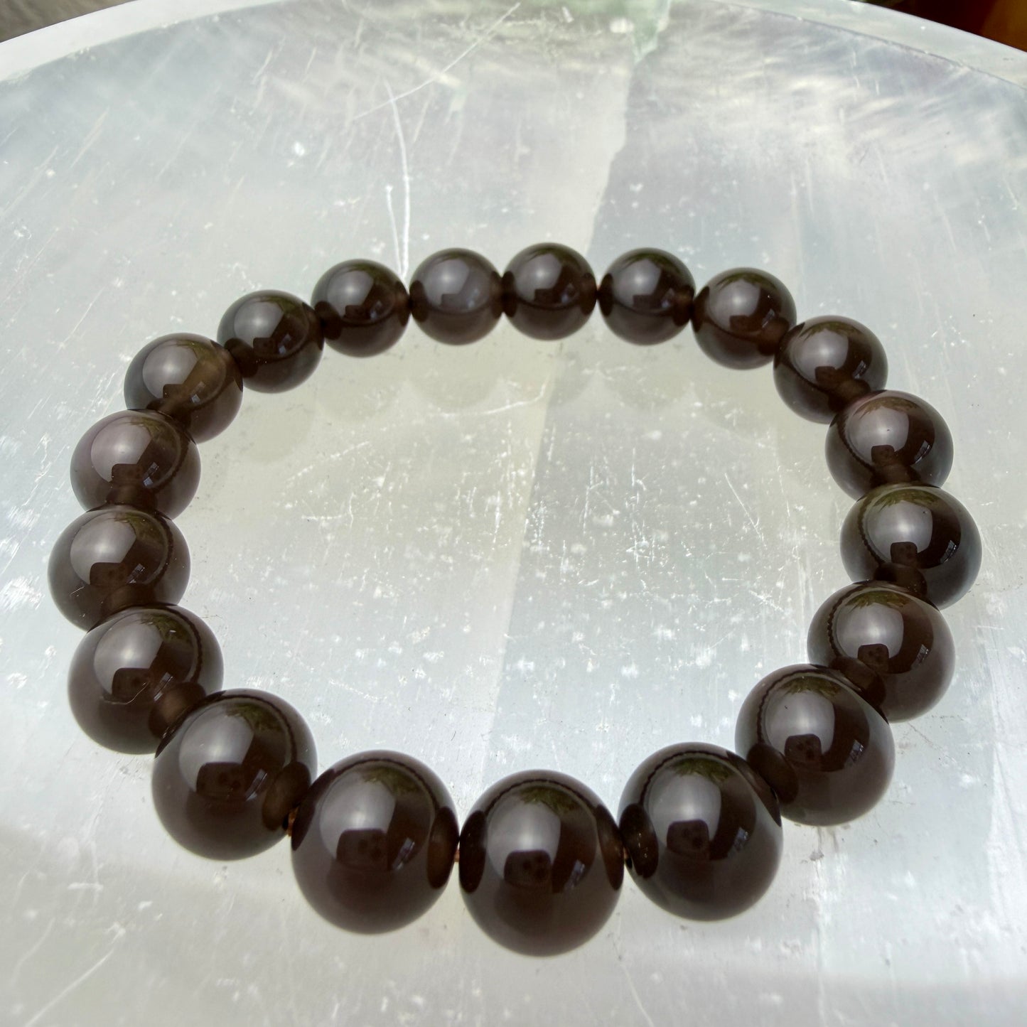 9–16mm Crystal Bead Bracelets – Genuine Gemstones
