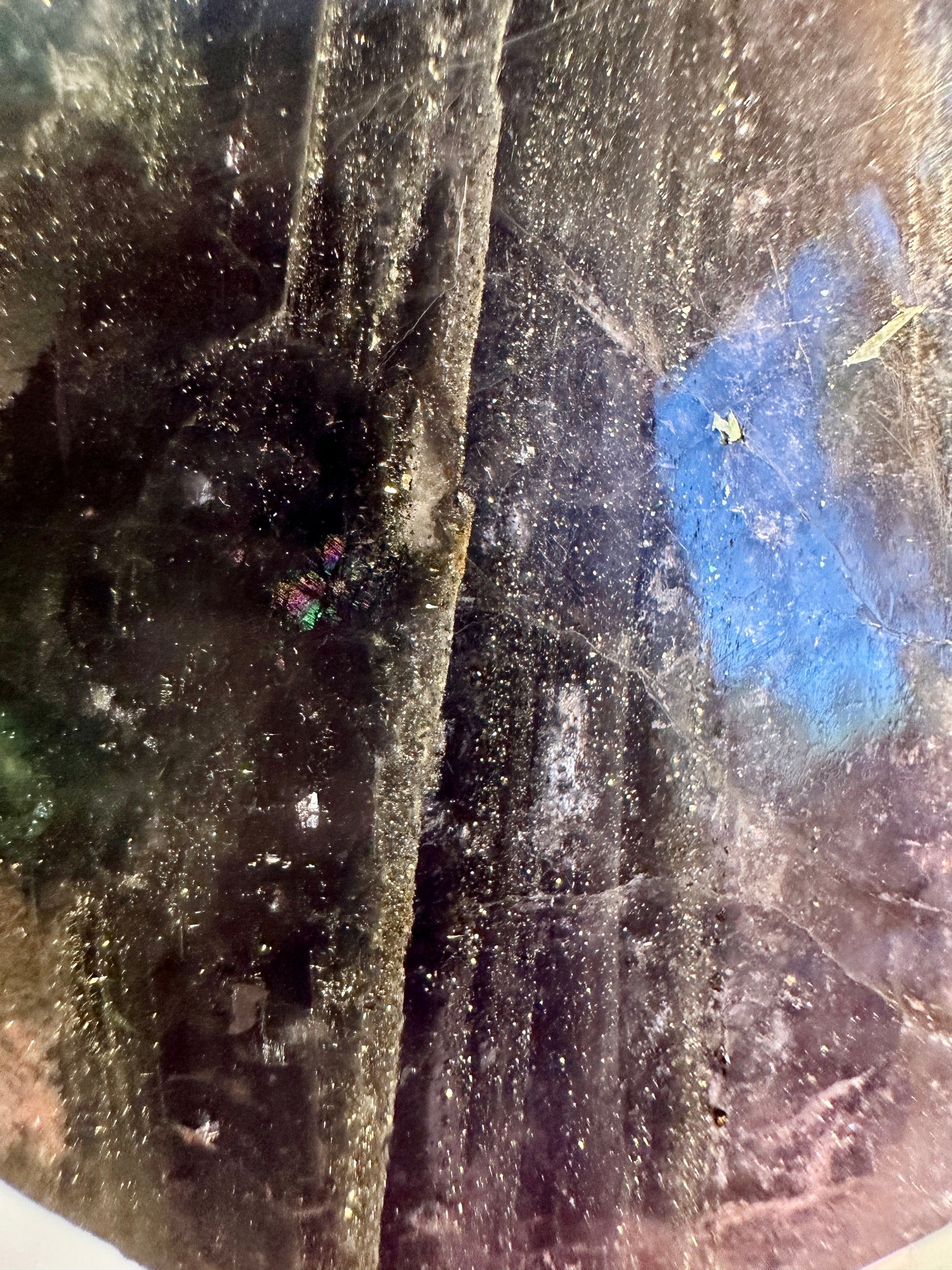 Pyrite in Fluorite Raw Edge Tower — D
2.3 in tall × 1.7 in wide × 0.9 in thick | 5 oz
Focus | Protection | Abundance Mindset - Katie's Mystic Crystals