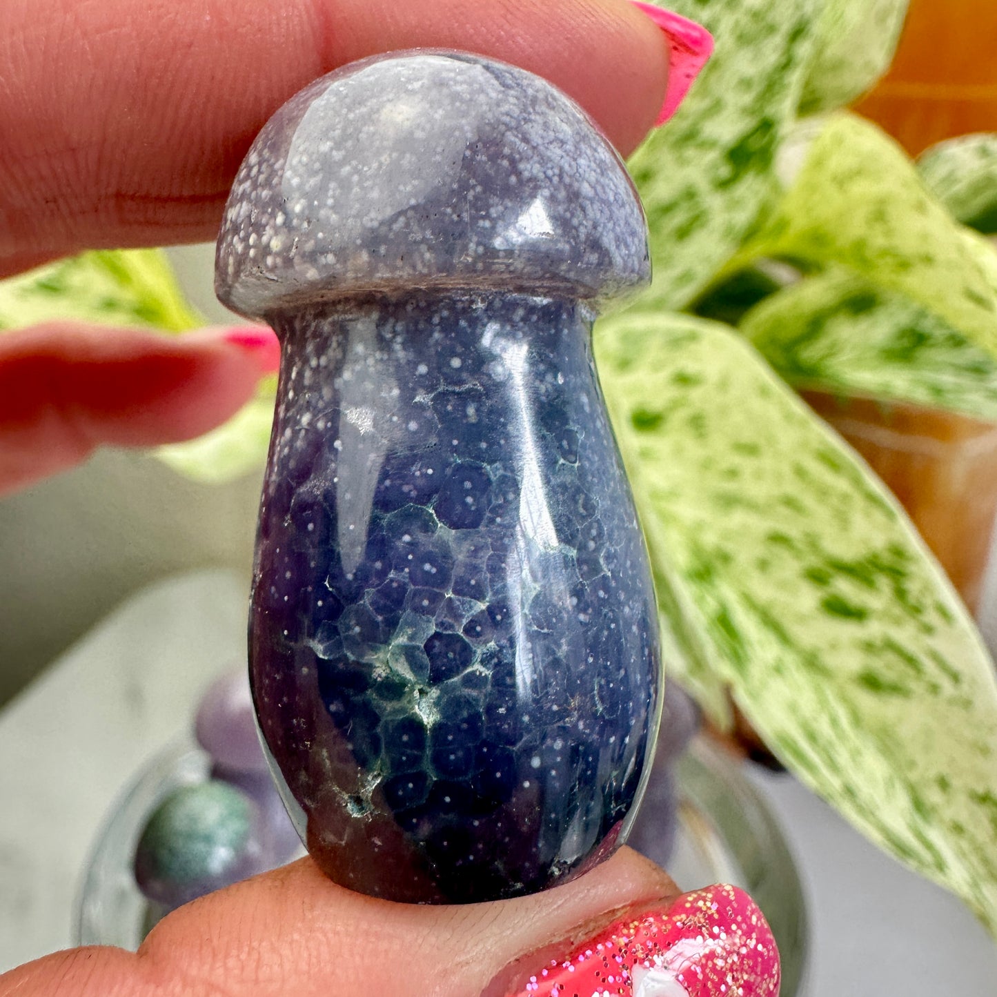 Grape Agate Mushrooms