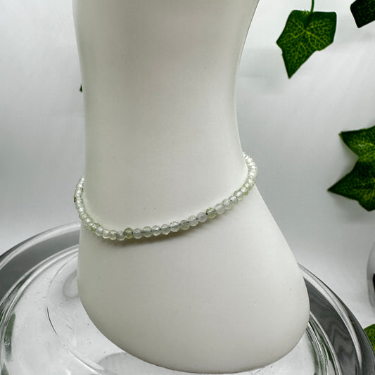 Minimalist Faceted Peridot Bracelet - Katie's Mystic Crystals
