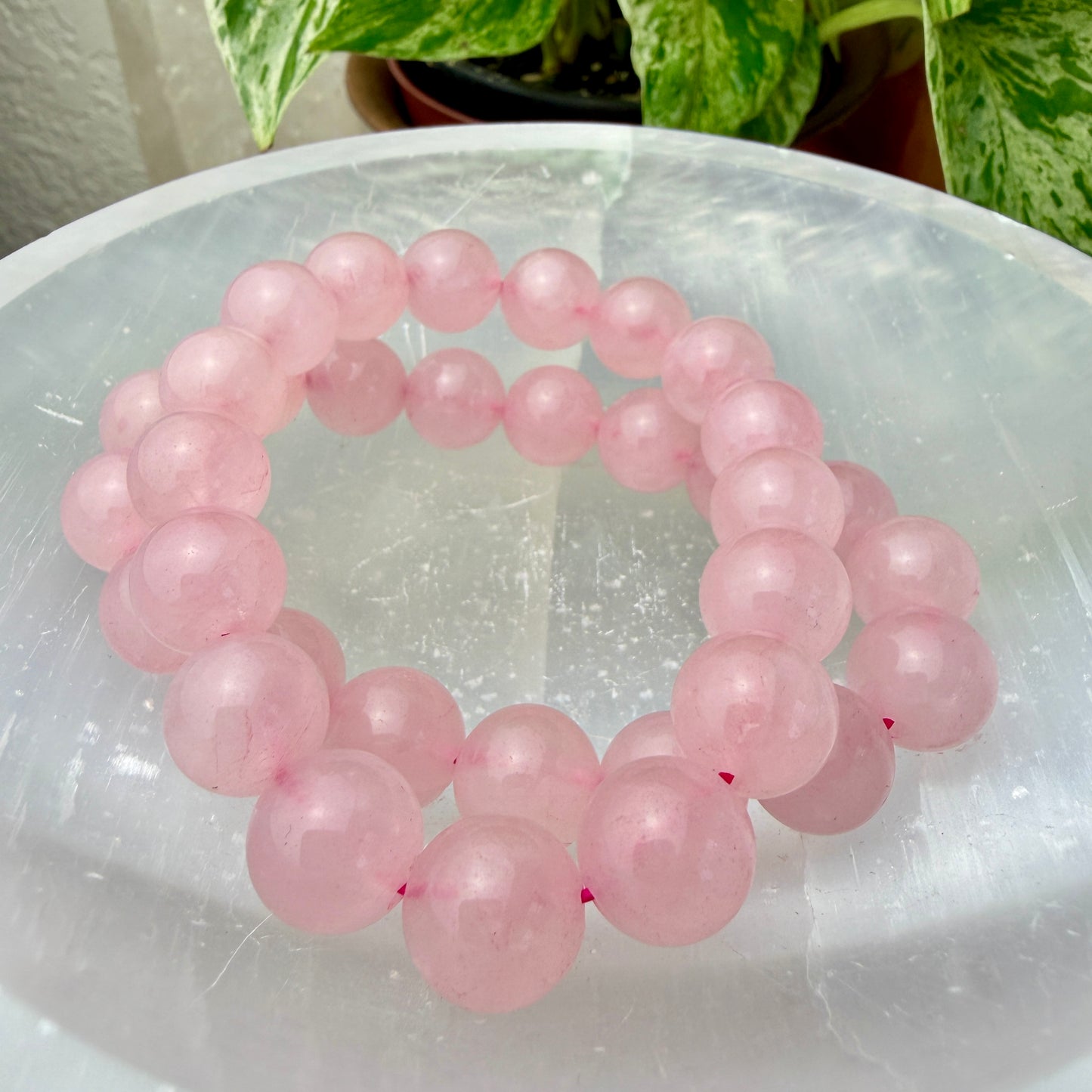 9–16mm Crystal Bead Bracelets – Genuine Gemstones