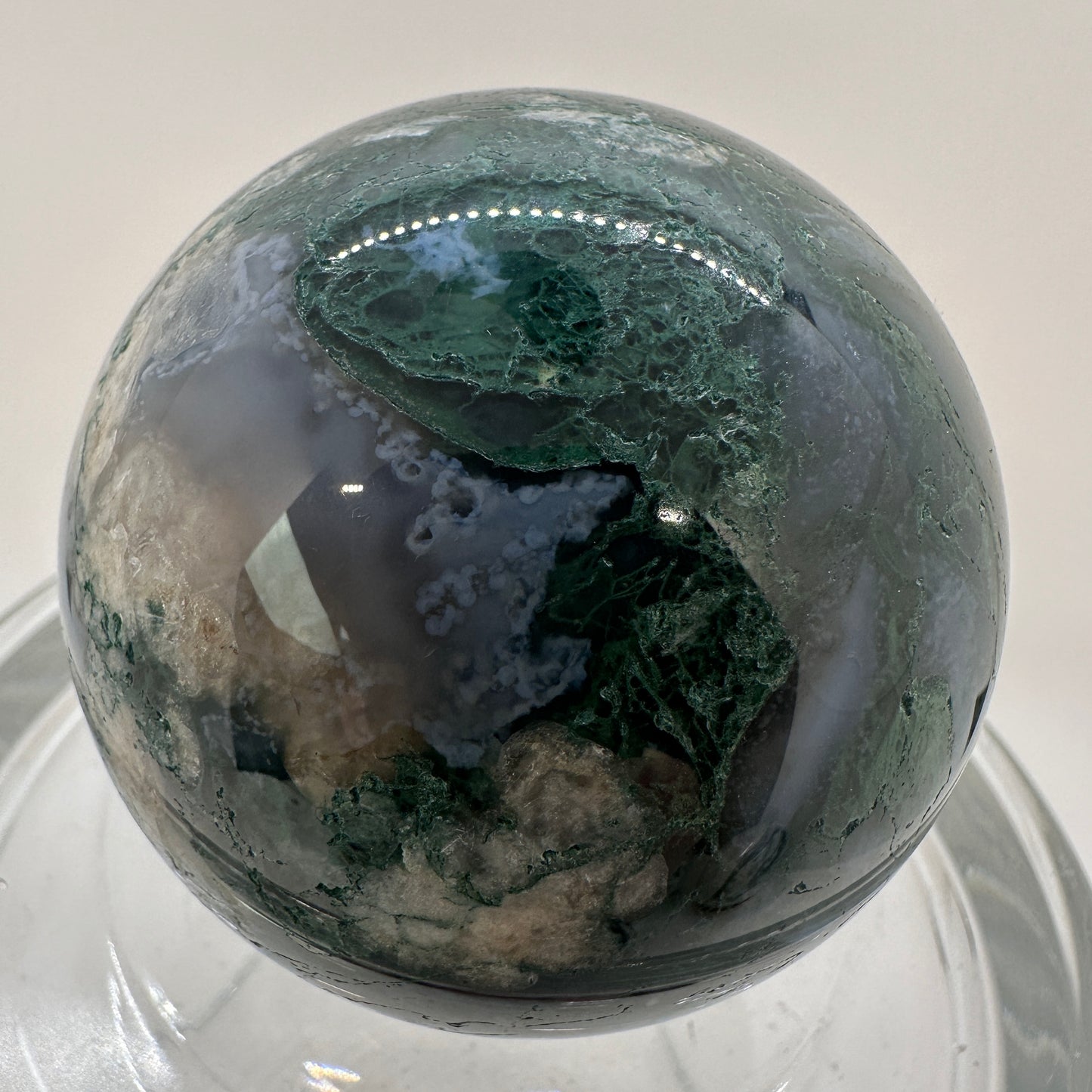 Moss Agate Spheres - Katie's Mystic Crystals