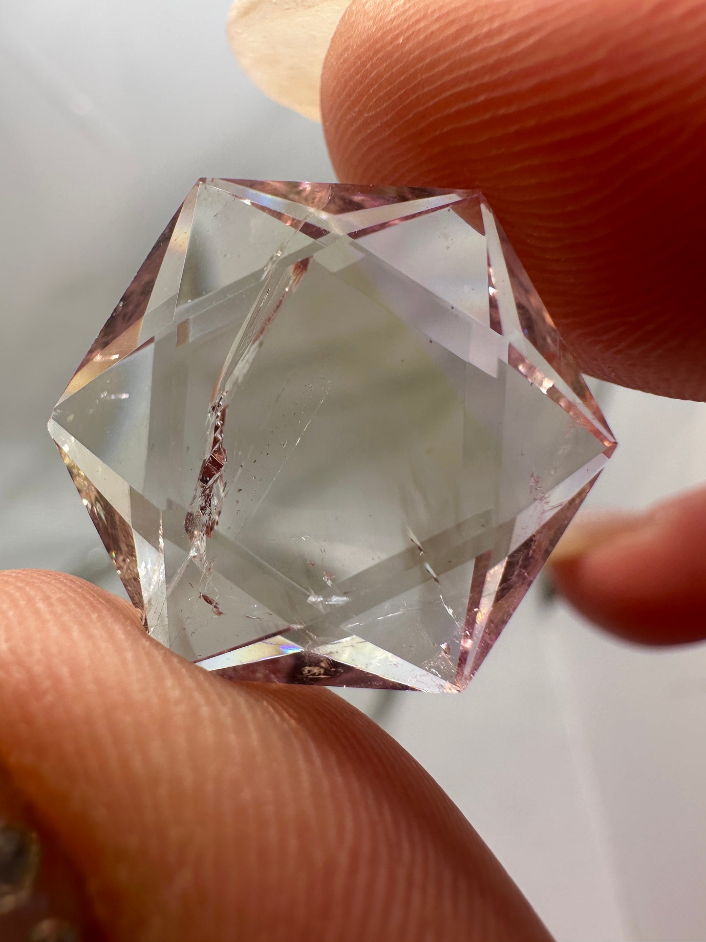 Crystal Hexagons .72in