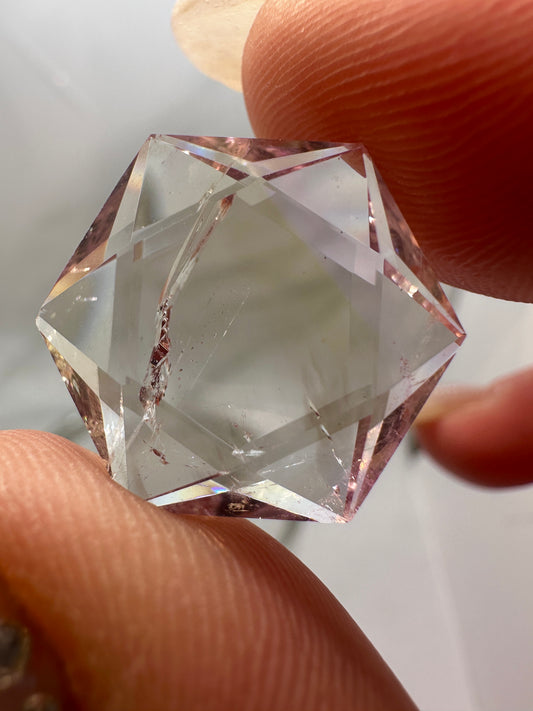 Crystal Hexagons .72in