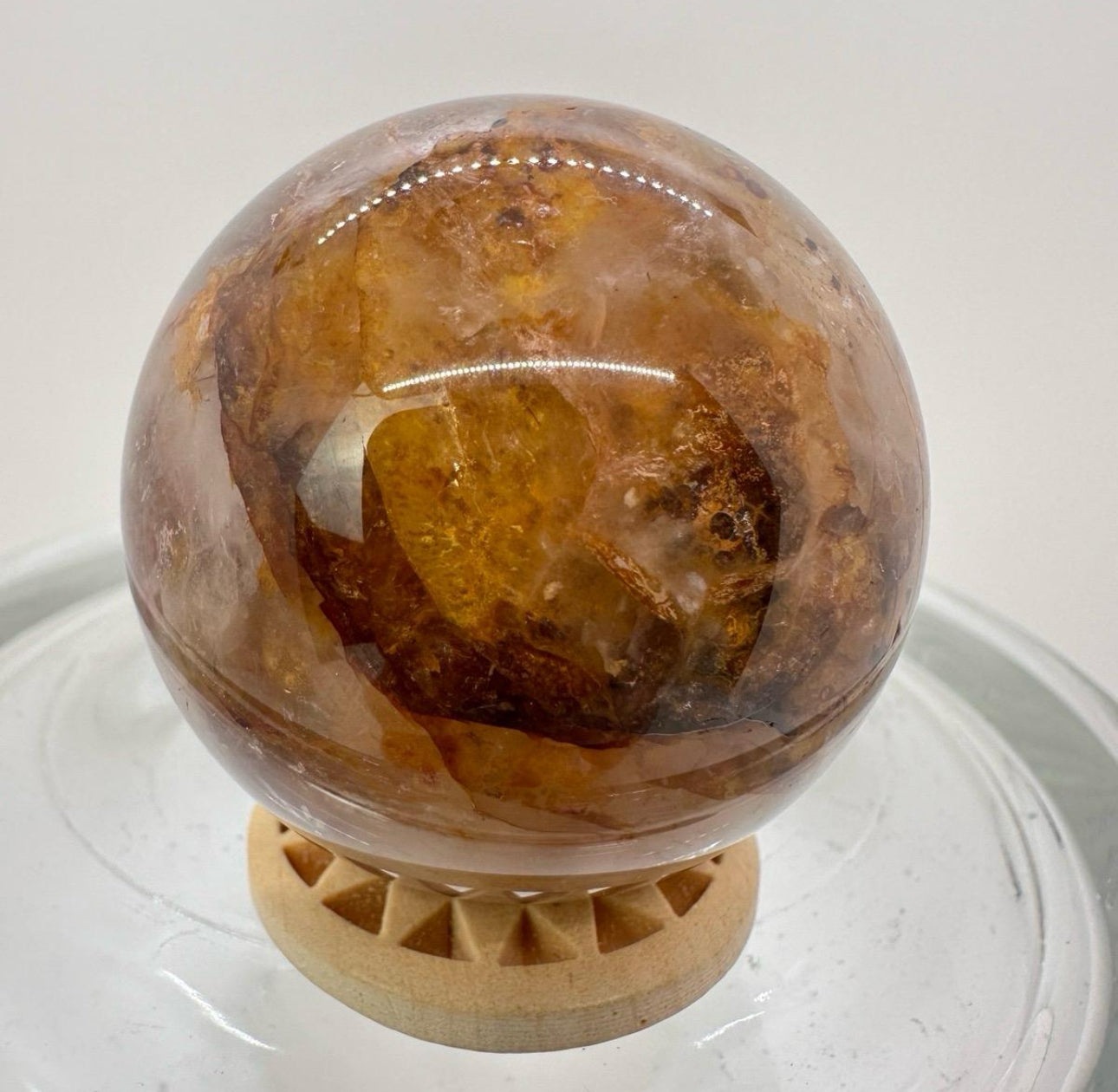 Golden Healer Fire Quartz Spheres