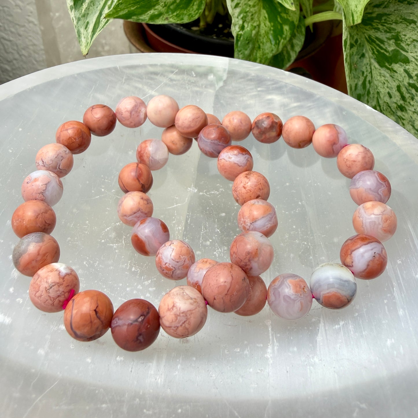 9–16mm Crystal Bead Bracelets – Genuine Gemstones