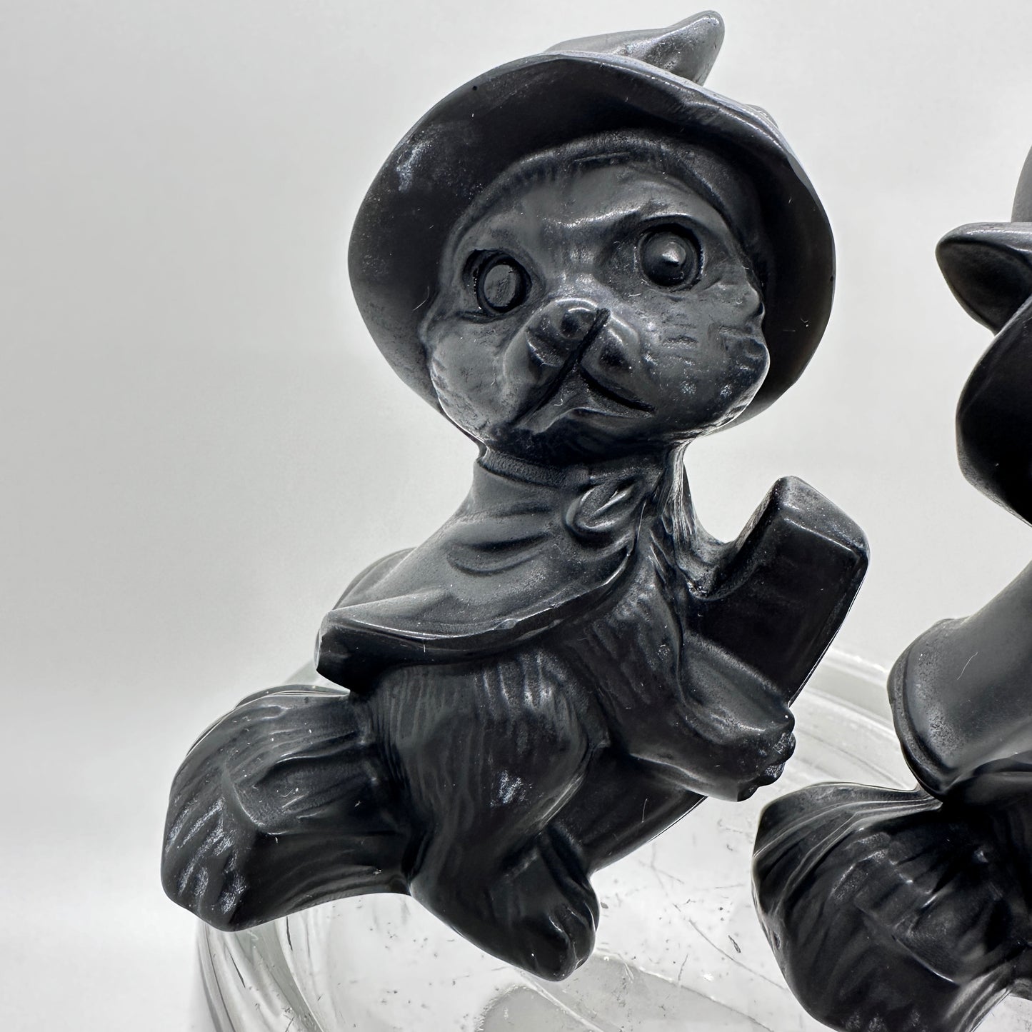 Black Obsidian Witch Cat 3.5in