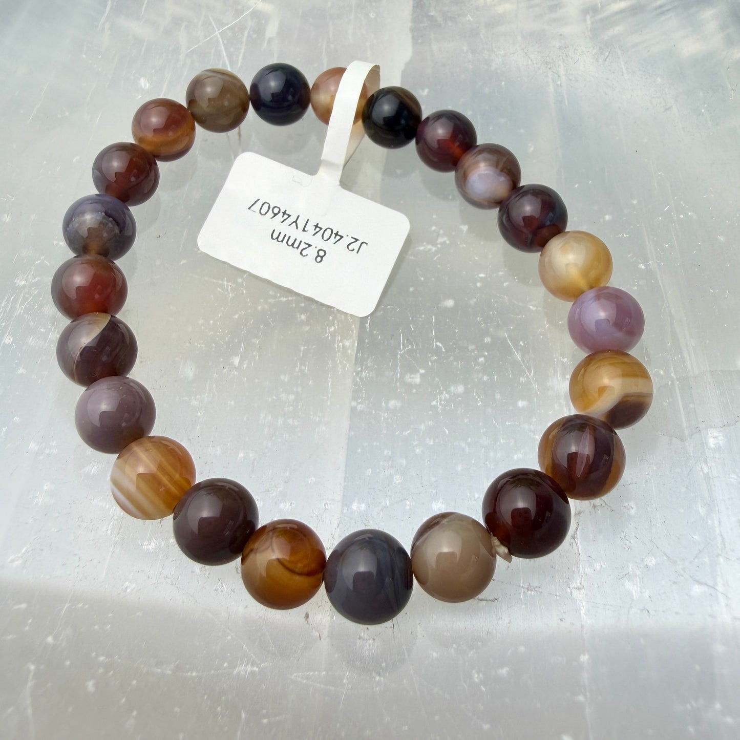 7–8mm Crystal Bead Bracelets – Genuine Gemstones