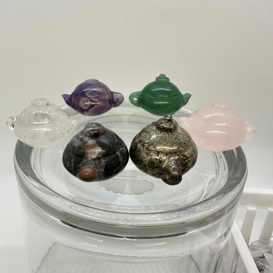 Mini Tea Pot Figurine - Collectable - Katie's Mystic Crystals