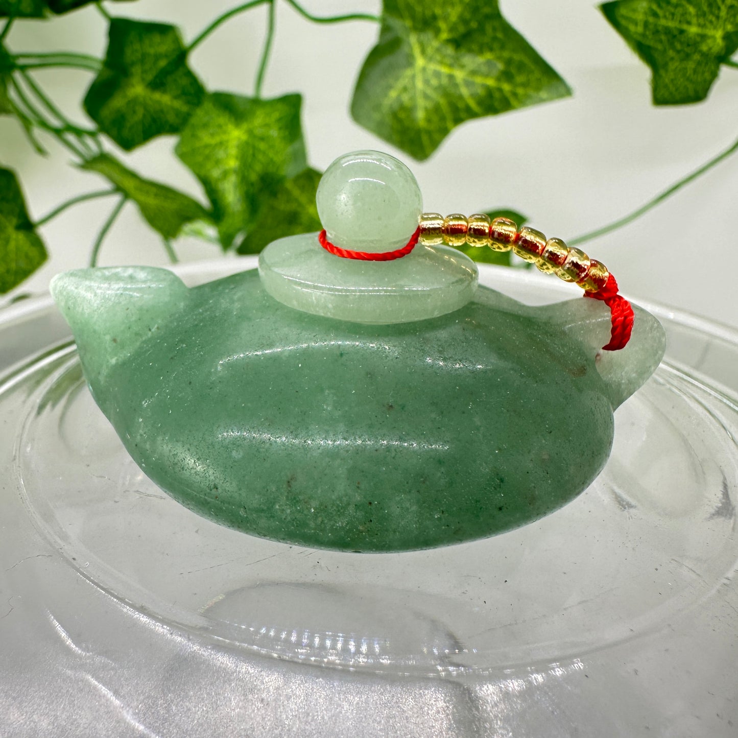 Green Aventurine Mini Tea Pot - Katie's Mystic Crystals