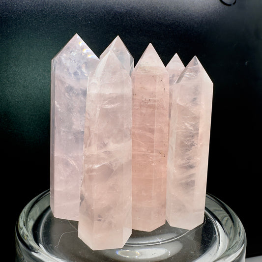 Rose Quartz Points — 3 inch (Imperfect, High Quality)
Love | Compassion | Emotional Healing - Katie's Mystic Crystals