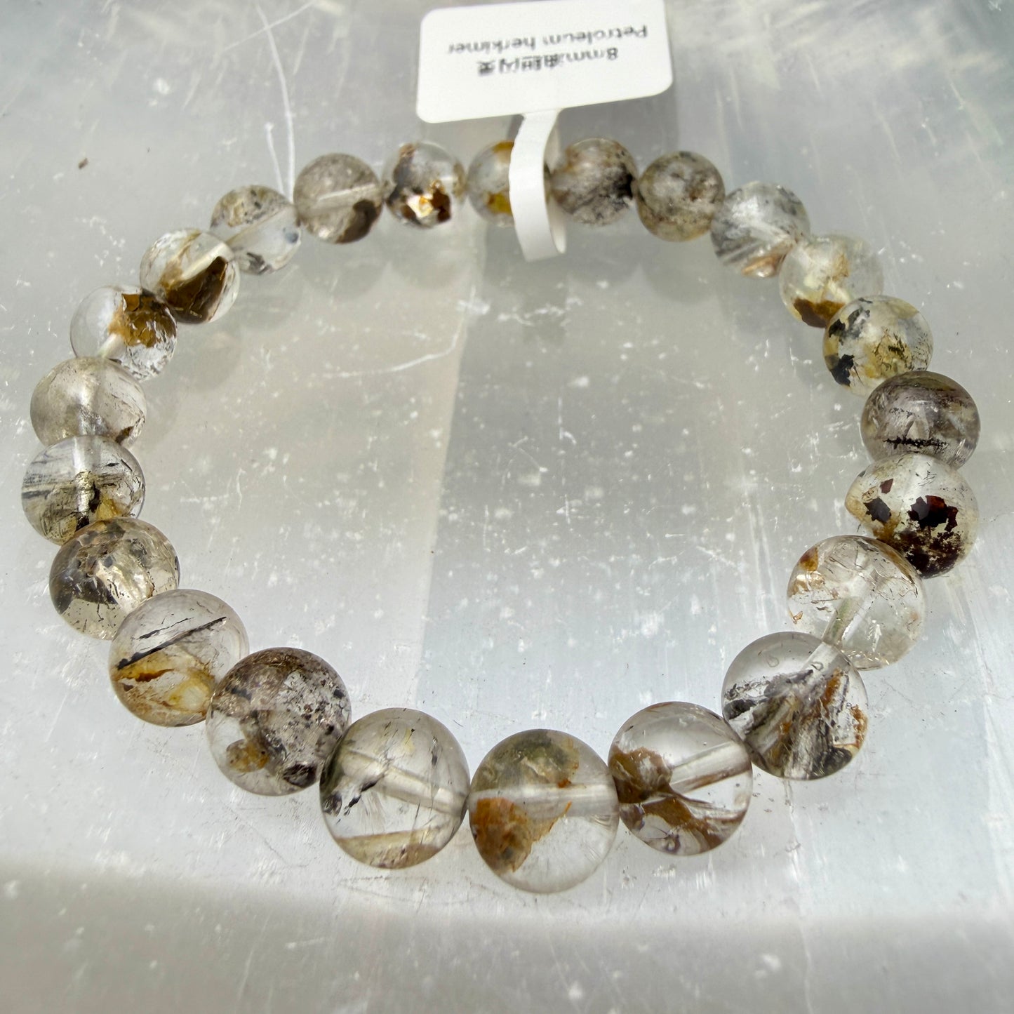 7–8mm Crystal Bead Bracelets – Genuine Gemstones