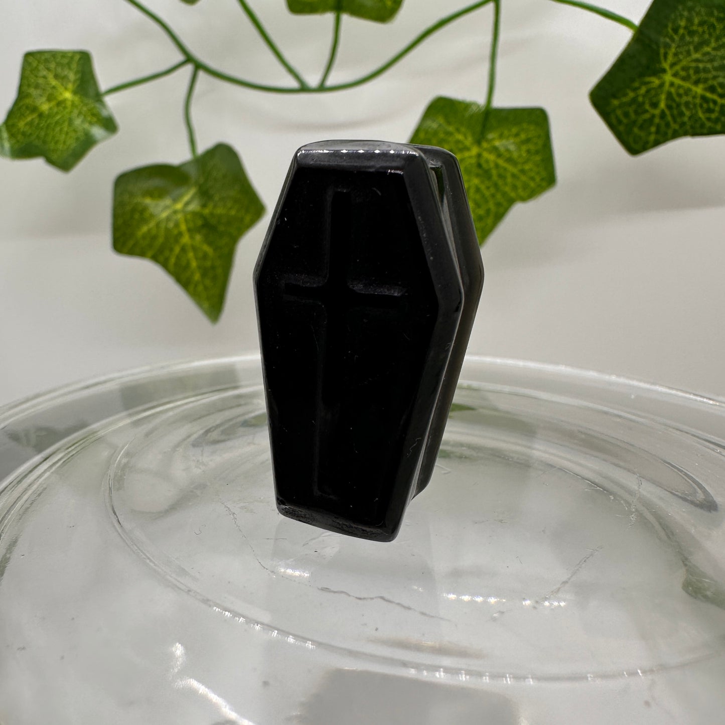 Small Black Obsidian Coffin - Katie's Mystic Crystals