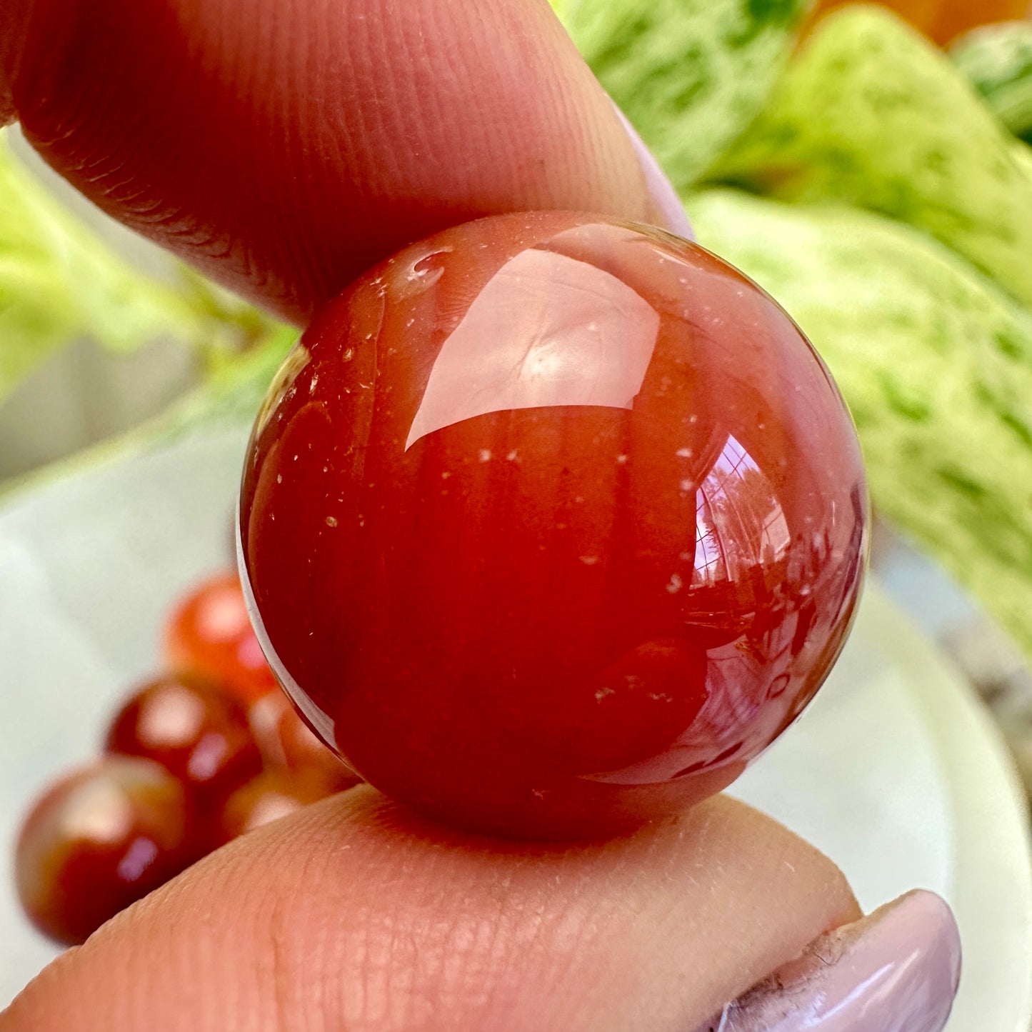 Mini Carnelian Spheres - 20mm